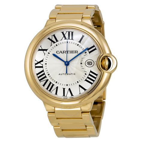 men cartier watch gold|cartier gold watch price.